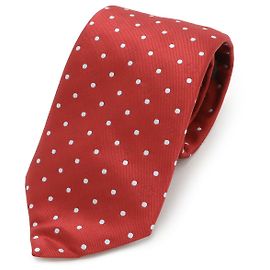 Louis Vuitton Silk Tie Red Dark red