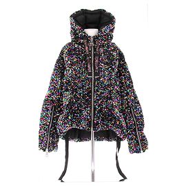 Autre Marque Doudoune en sequins multicolores Multicolore