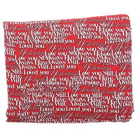 Balenciaga Lenço de Viscose Xadrez Vermelho Vermelho