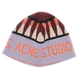 Acne Gorro colorido de algodão Multicor