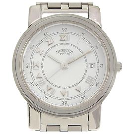 Relógio de quartzo feminino em aço inoxidável Hermès Carrick Outro