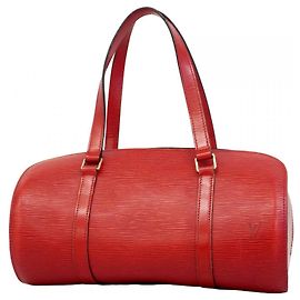 Borsa a mano Soufflot Epi Louis Vuitton Rosso