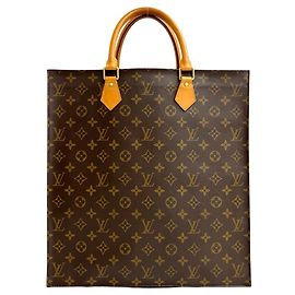 Sac Plat Louis Vuitton Marron