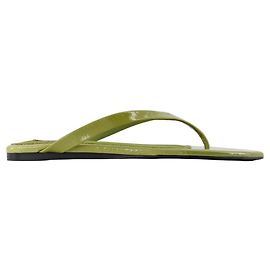 Pointed Toe Sandals - AMI Paris - Leather - Green Green