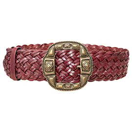 Etro Ledergürtel - '10s Rot