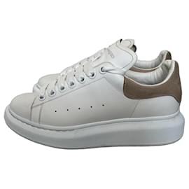 Alexander McQueen Oversized sneakers white leather White