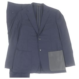 Conjunto de traje de cuero Hermès Azul Azul marino
