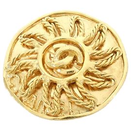 Broche Chanel dourado Dourado