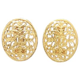 Orecchini a clip in oro Chanel D'oro