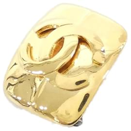 Broche Chanel dorée Doré
