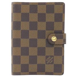 Louis Vuitton Damier Agenda PM Organizer Braun