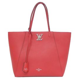Sac à main Lockme Cabas Louis Vuitton Rouge