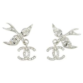 Orecchini a perno Chanel ABF759 Argento Altro