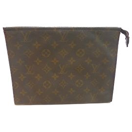 Louis Vuitton Pochette 26 Monogram Marron Marron
