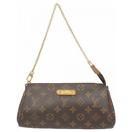 Pochette Eva Monogram Louis Vuitton Marron