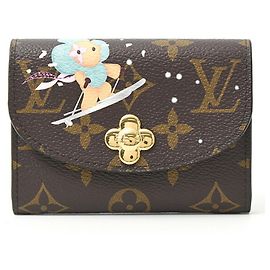 Portafoglio pieghevole Monogram Vivienne da donna Louis Vuitton Marrone