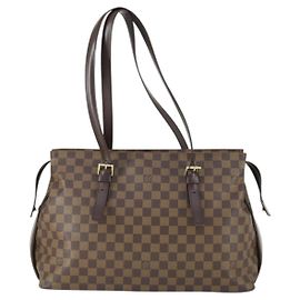Borsa Chelsea Damier Louis Vuitton Marrone