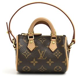 Charm per Borsa Micro Speedy Bijoux Sac Monogram Donna Louis Vuitton Marrone