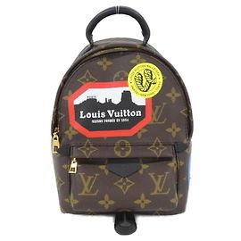 Louis Vuitton Monogram World Tour Mini Palm Springs Rucksack Braun Monogramm