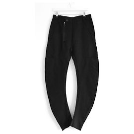 Autre Marque Pantaloni in cotone e lino a forma di ferro di cavallo Ria Dunn Lost & Found Nero