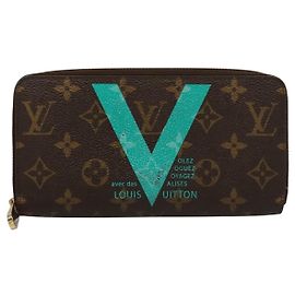 Portefeuille Zippy monogram moyen Louis Vuitton Marron