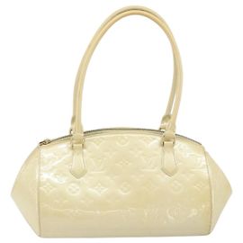 Louis Vuitton Sherwood Handbag Monogram Vernis PM Brown