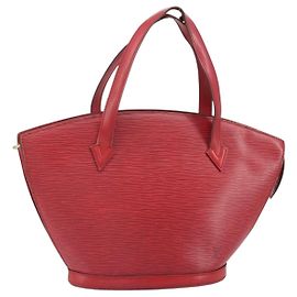 LOUIS VUITTON Borsa a Spalla Epi Saint Jacques Rossa M52277 LV Auth 171557 Rosso