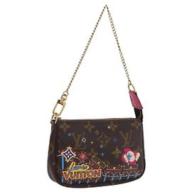 LOUIS VUITTON Monogram Vivienne Mini Pochette Accessoires M69752 Auth 168215SAM Monogramme