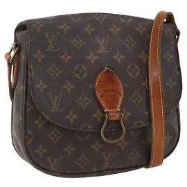LOUIS VUITTON Bolsa de Ombro Monogram Saint Cloud GM M51242 LV Auth 171967 Monograma