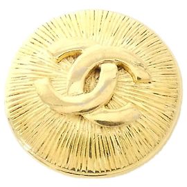 Broche Chanel dorée Doré
