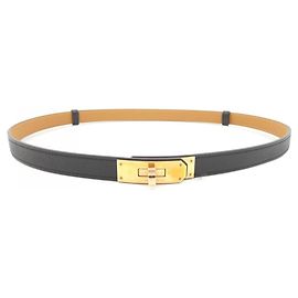 Hermès Hermes Kelly 18mm Black Belt Black