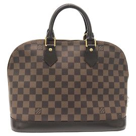 Louis Vuitton Damier Alma PM Handbag Damier ebene