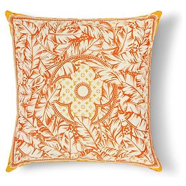 Almofada Louis Vuitton Palms Laranja de Algodão Laranja