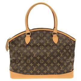 Bolsa de mão horizontal Lockit Monogram Louis Vuitton Marrom