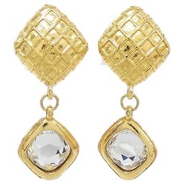 Boucles d'oreilles à clip transparent Chanel Autre