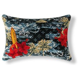 Louis Vuitton Palm Tree Graphic Cushion Cotton Multiple colors