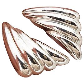 Christian Dior Orecchini in argento sterling a forma di ali d'angelo Argento