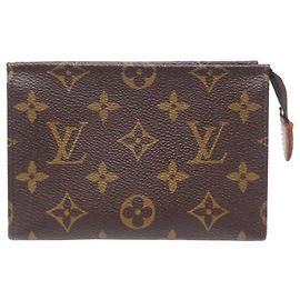 Pochette Toilette 15 Louis Vuitton Marron