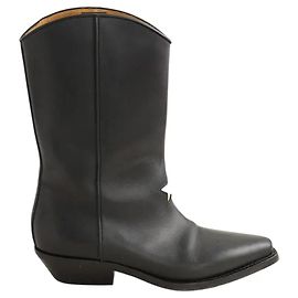 Dior Black western boots Black