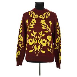 Autre Marque Pull en laine marron Marron