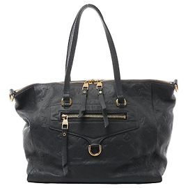 Bolsa de Ombro Lumineuse PM Monogram Empreinte em Azul Marinho M93410 da Louis Vuitton Azul marinho