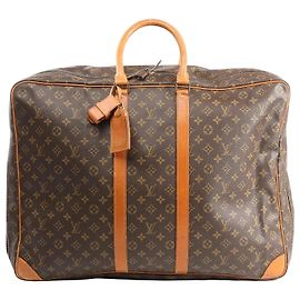 Bolsa de viagem Louis Vuitton Sirius 60 em lona Monogram marrom M41402 Bege