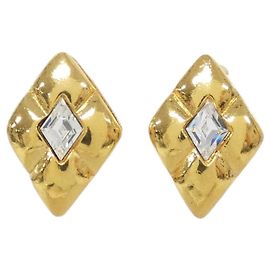 Chanel Clear Clip Earrings Other