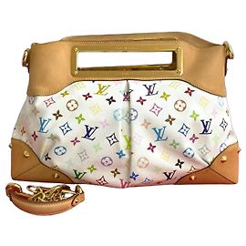 Bolsa 2 em 1 Monogram Multicolore Judy da Louis Vuitton Branco Outro