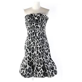Lanvin Kleid Braun Schwarz