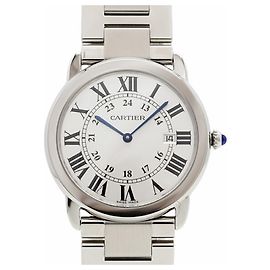Cartier Rondo Solo 2934 Silver Dial Men's Watch Other