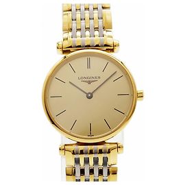 Reloj de Mujer Longines La Grande Classique L4.209.2 Esfera Dorada Otro