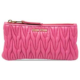 Miu Miu Rosa Matelassé Nappa Tasche Pink