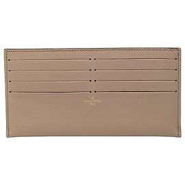 Louis Vuitton Brown Calfskin Felicie Card Holder Insert Brown Taupe