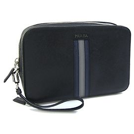 Sac à main Prada 2VF052 en cuir noir Noir